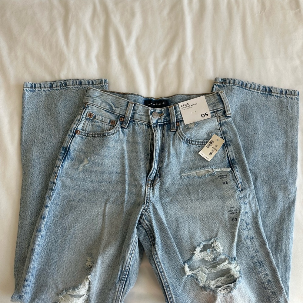 Light Wash Distressed Jeans